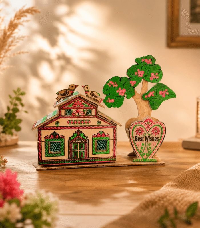 Handcrafted Wooden Village House