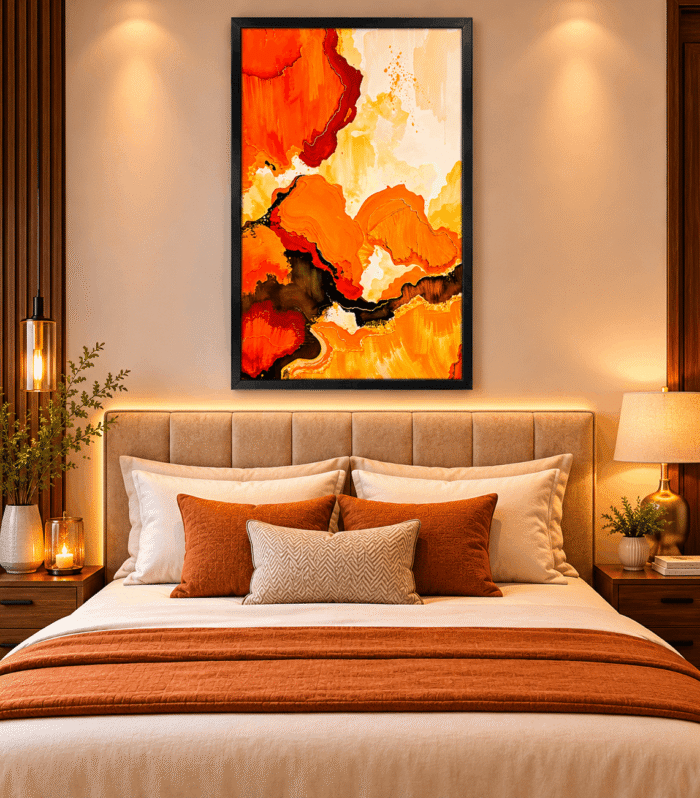 Abstract Wall Art Framed