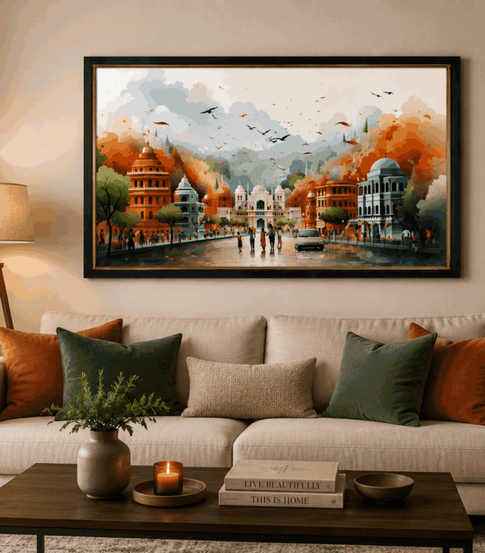 Cityscape Wall Art Framed Print