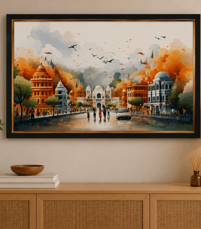 Cityscape Wall Art Framed Print
