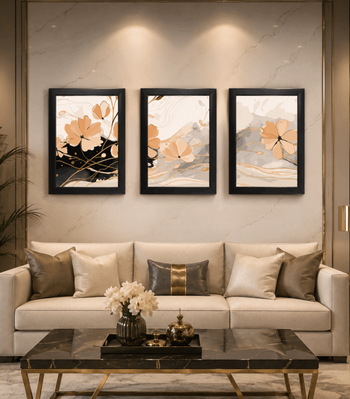 Floral Wall Art Set of 3