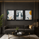 Modern Deer Wall Art Set