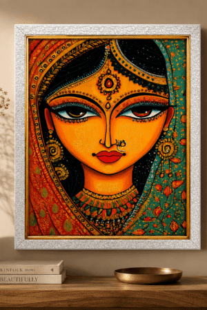 Madhubani Woman Art
