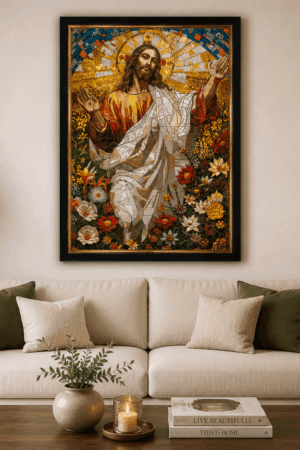 Jesus Wall Art Framed Print