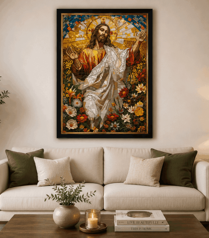 Jesus Wall Art Framed Print