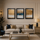 Golden Tree Wall Art
