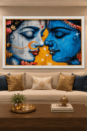 Radha Krishna Canvas Painting