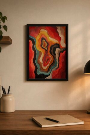 Modern Abstract Layered Wall Art
