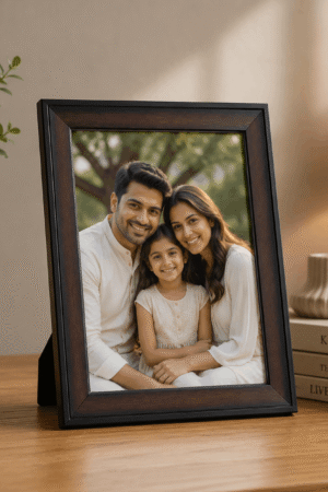 Brown Border Photo Frame