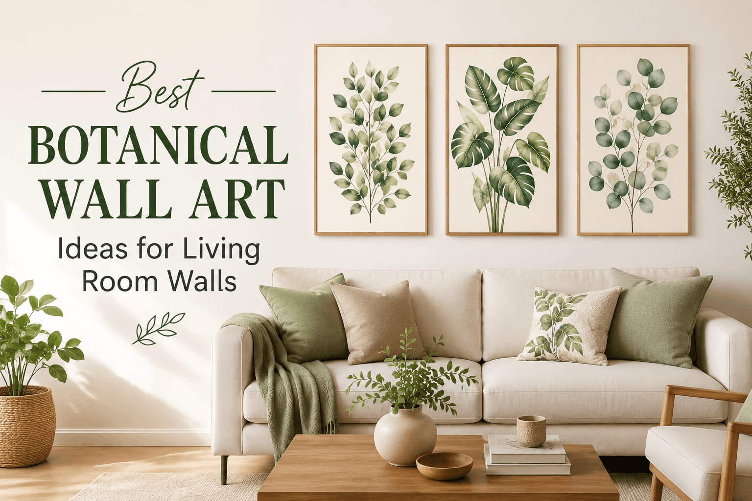Best Botanical Wall Art Ideas for Living Room Walls