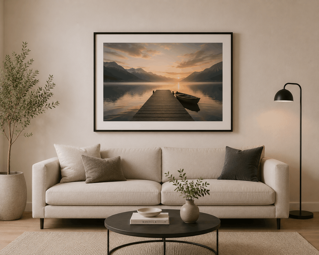 large photo frame for living room wall