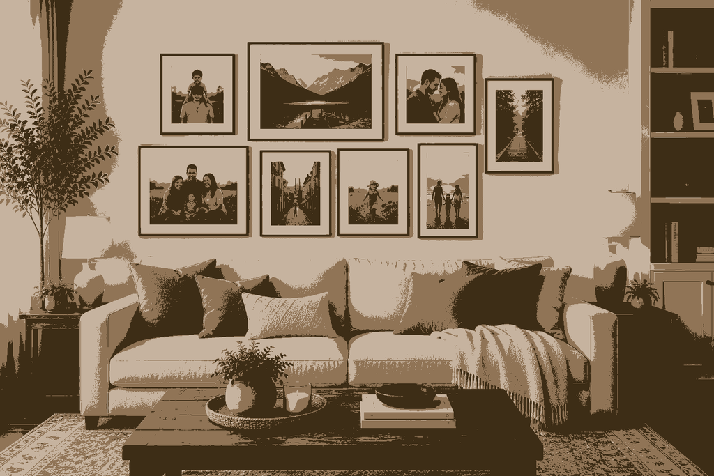 photo frame arrangement