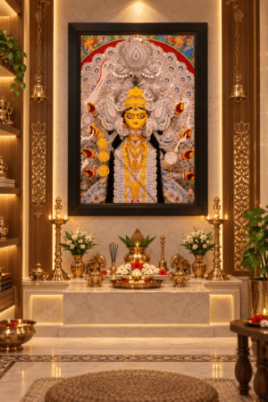 Bengali Durga Artwork