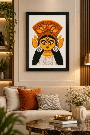 Bengali Durga Folk Art