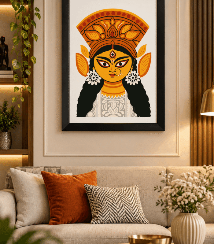 Bengali Durga Folk Art