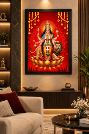 maa durga photo frame