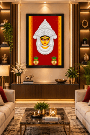 Maa Durga Face Wall Art