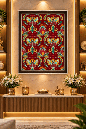Madhubani Lotus Art
