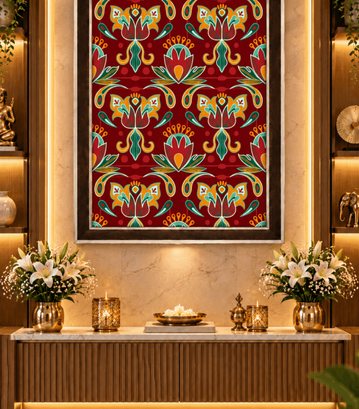 Madhubani Lotus Art