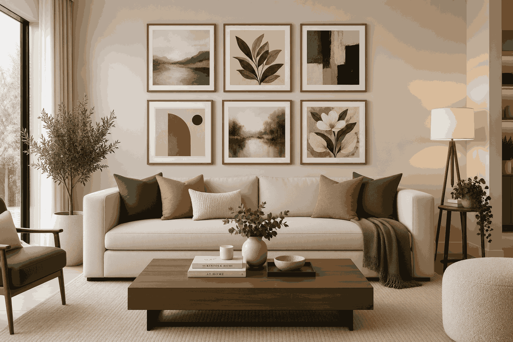 Warm Scandinavian Living Room Gallery