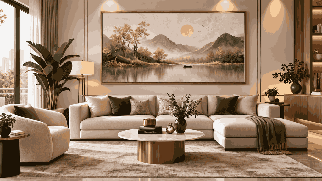 luxurious contemporary living room