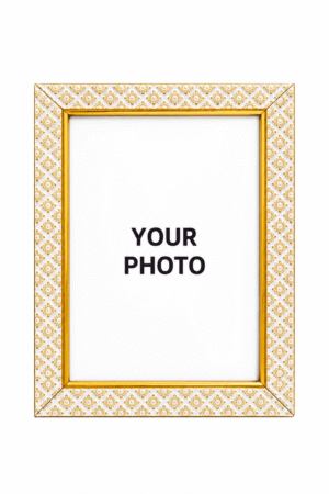 Ornate Gold Pattern Photo Frame