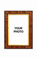 Woven wood photo frame for 12 x 8 inch photo, decorative wooden wall frame