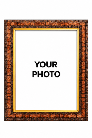 Woven Wood Photo Frame